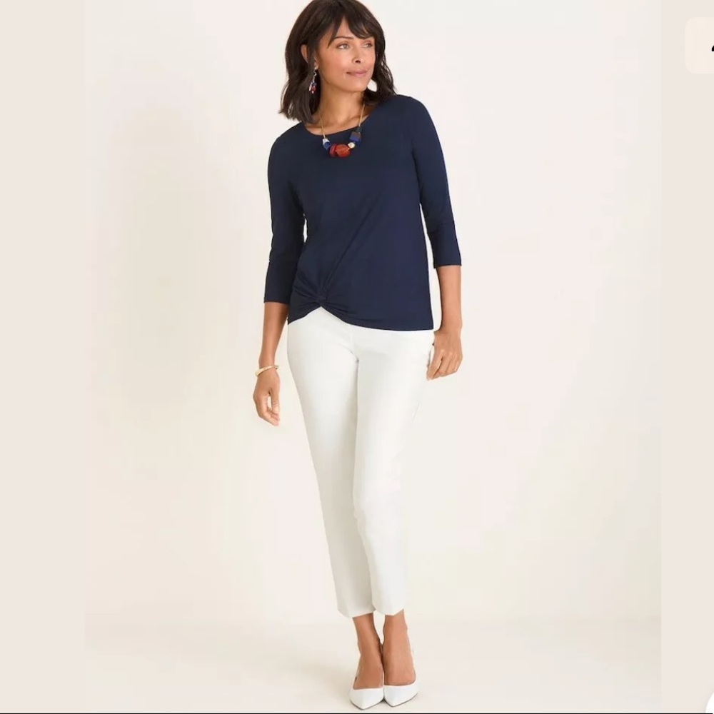 Chico’s Twist Front Top